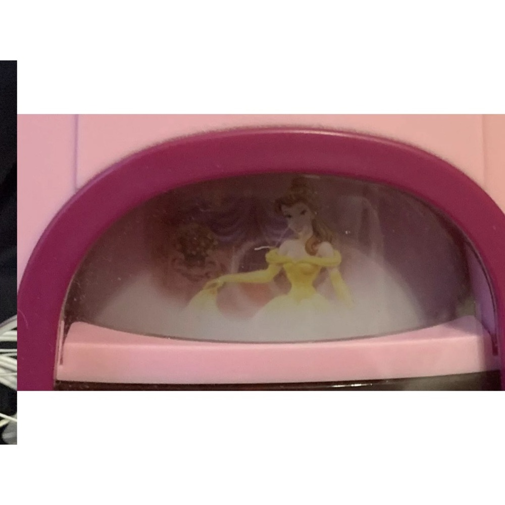 Disney Princess Castle Story Telling Alarm Pink Clock with Radio P350ACR Tested - Picture 10 of 12